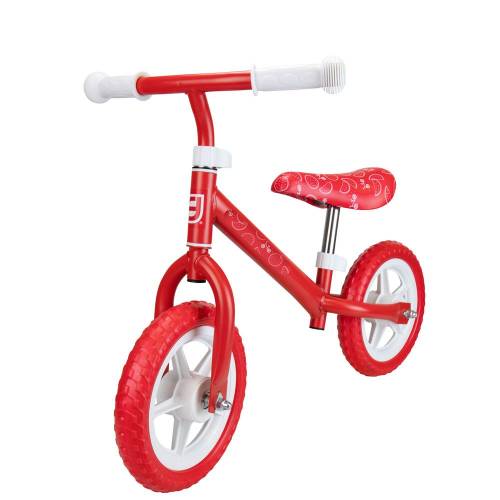 Bicicleta fara pedale unisex 10 inch Funbee Watermelon Rosu