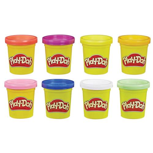 Set 8 borcanele Plastilina Play-Doh