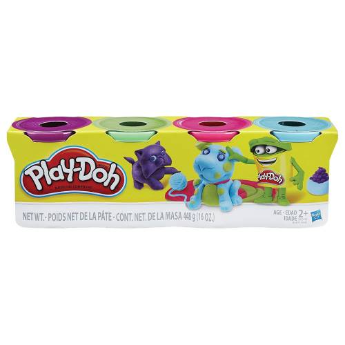Set Plastilina Hasbro Play-Doh 4 bucati - diverse culori