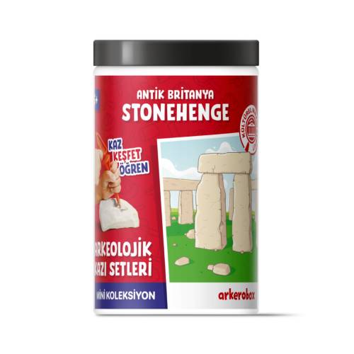Arkerobox - Mini set arheologic educational si puzzle 3D - Marea Britanie antica - Stonehenge