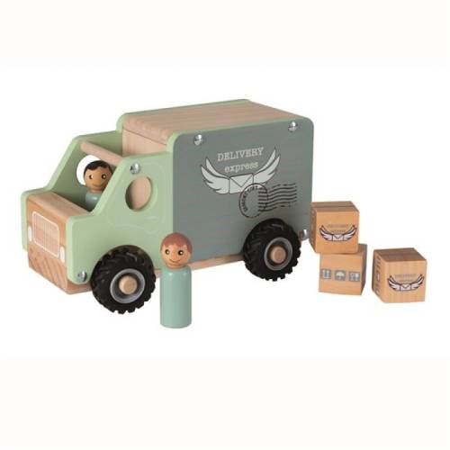 Camion din lemn pentru transport marfa - Egmont toys