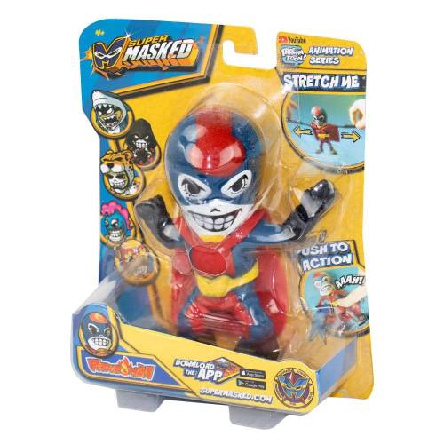 Figurina elastica cu sunete Super Masked Hero Pepper Man 13 cm