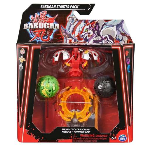 Set Bakugan Special Attack Starter Pack Dragonoid cu 3 figurine