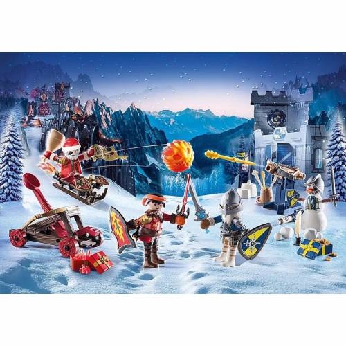 Playmobil - calendar craciun - novelmore bataie cu zapada
