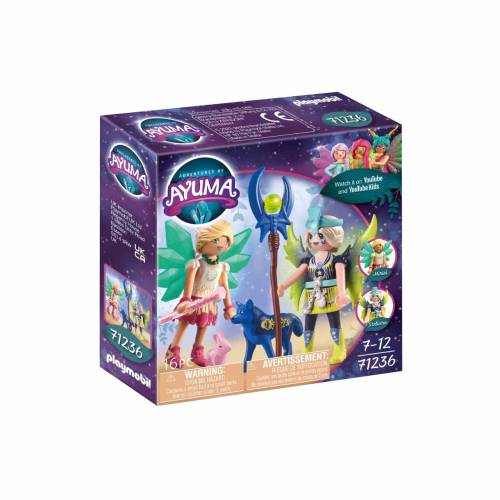 Playmobil - Crystal Fairy Si Moon Fairy Cu Animalute De Suflet