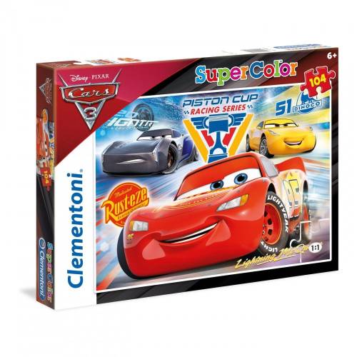 Puzzle 104 piese Clementoni Cars 3