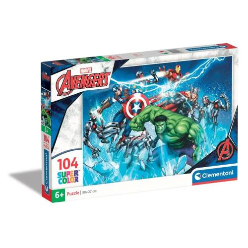 Puzzle 104 piese Clementoni Supercolor The Avengers 25744
