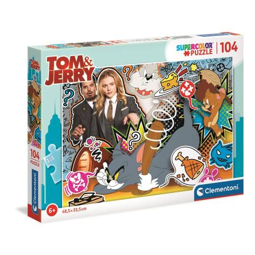 Puzzle 104 piese Clementoni Tom si Jerry 27515