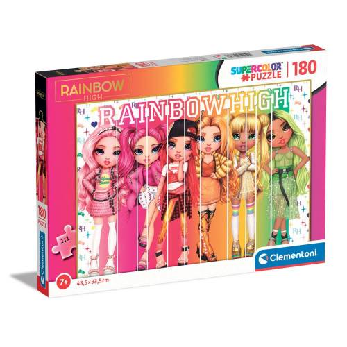 Puzzle 180 piese Clementoni Rainbow High 29775