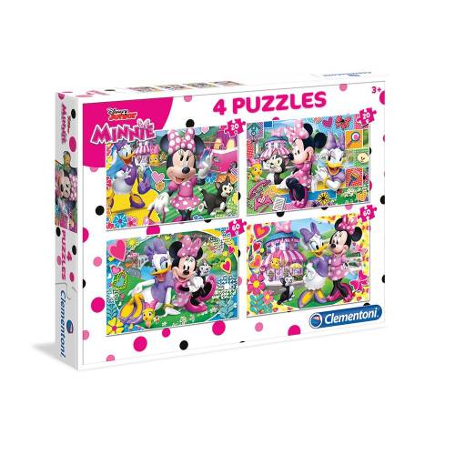 Puzzle 2x20+2x60 piese Minnie