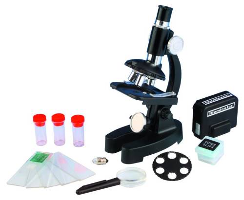 Microscop cu proiector si accesorii Edu Toys
