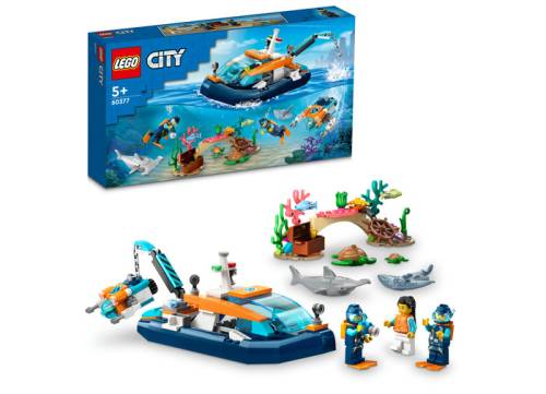 Lego City Barca pentru scufundari 60377