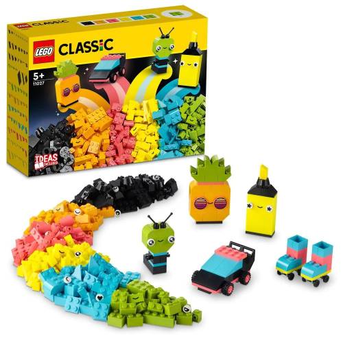 Lego Classic Distractie creativa in culori neon 11027