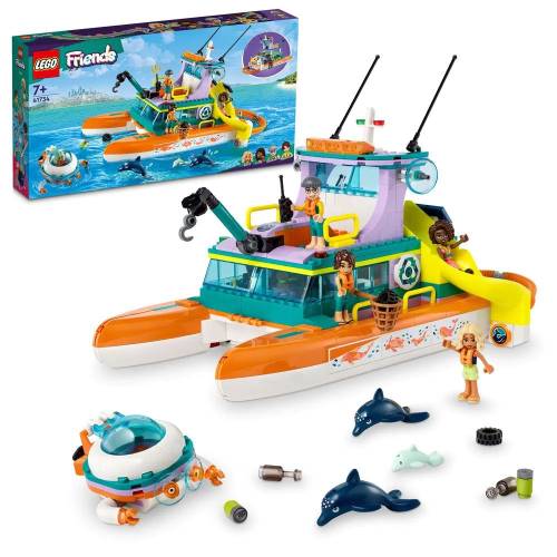 Lego Friends Barca de salvare pe mare 41734