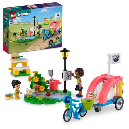 Lego Friends Bicicleta pentru salvarea cainilor 41738