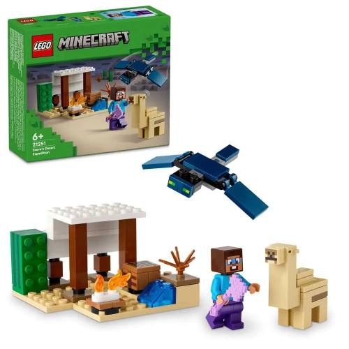 Lego Minecraft Expeditia lui Steve in Desert 21251