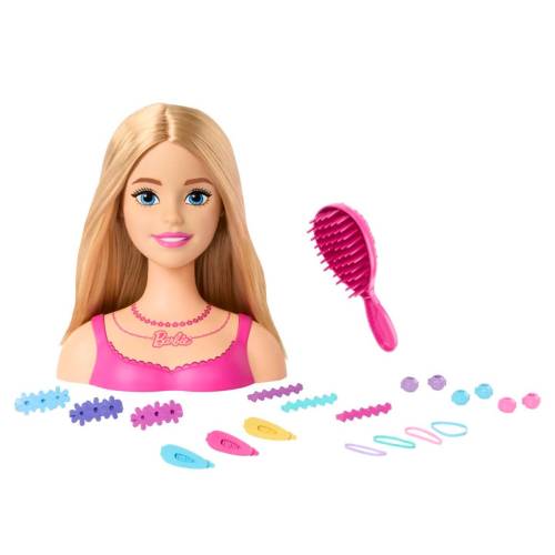Cap de coafat cu 20 accesorii Barbie