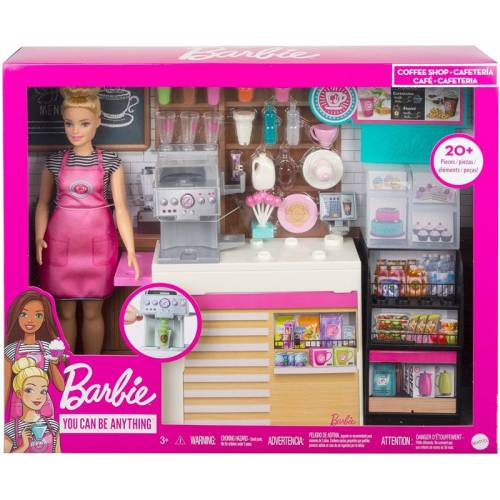 Papusa cu accesorii Cafeneaua Barbie