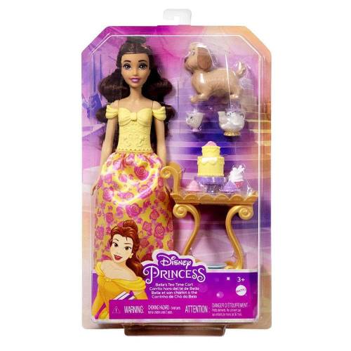 Set papusa cu accesorii Disney Princess Belle Tea Party