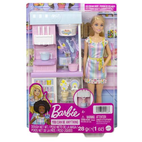 Set cu plastilina Magazinul de inghetata Barbie