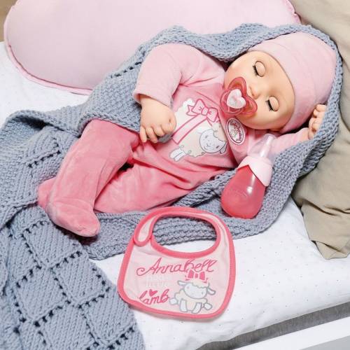Baby Annabell - Papusa interactiva corp moale - 43 cm