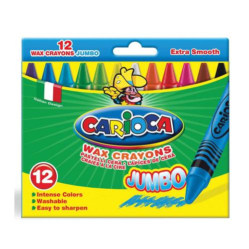 Creioane cerate Carioca 12 culori